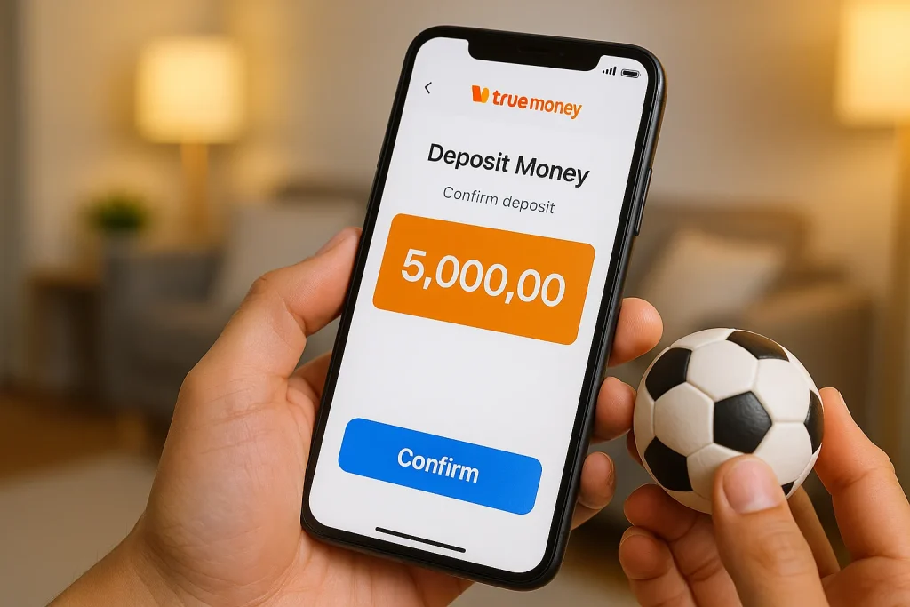 เทคนิคการใช้ True Wallet 2026 สำหรับพนันบอลออนไลน์