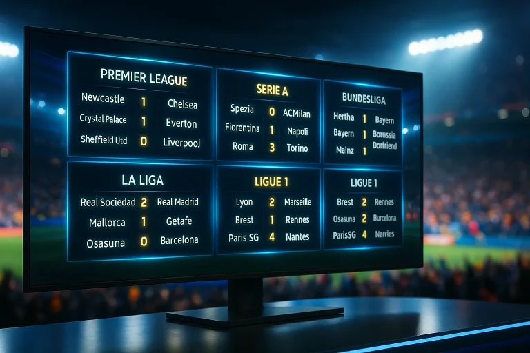 ผลบอลวันนี้ อัปเดตรวดเร็วที่สุด ครบจบทุกลีกชั้นนํา 2026